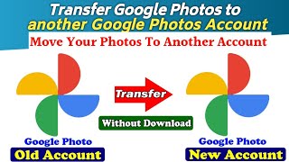 How to Transfer  Move send Google Photos to another Google Photos Account  Transfer Google Photos [upl. by Crifasi]