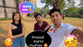 Shaadi Ke Liye Ladki Ko Propose Kardiya 🤩  Ladki Ka Jawab 😱❓  Jhopdi k  vlog trending prank [upl. by Bird716]