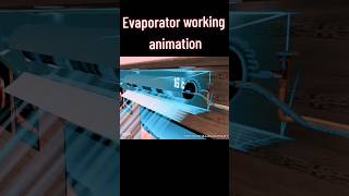 Evaporator working animation shortsvideo shortsfeed shorts sorts ytshorts subscribe ytshorts [upl. by Radburn]