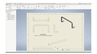 Inventor Dimensioning Tubing on a Drawing [upl. by Enieledam]