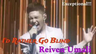 Reiven Umali outstanding performance of Id Rather Go Blind  TNT Grand Champion [upl. by Nette]