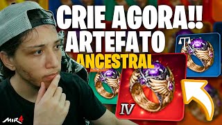 APRENDA AGORA COMO CRIAR E COMO FUNCIONA O NOVO ARTEFATO ANCESTRAL NO MIR4 GLOBAL [upl. by Aicert]