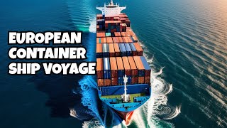 Experience Life Aboard a Container Ship in Europe [upl. by Asital]