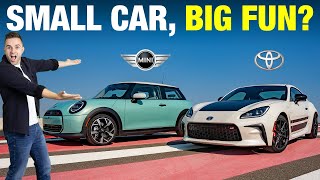 Mini Cooper S vs Toyota GR86 Which Is the BetterDriving Enthusiast Car [upl. by Coppola731]