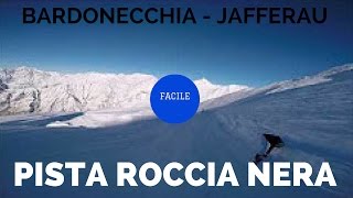 Jafferau  Bardonecchia nuova pista blu Roccia Nera [upl. by Sivert]