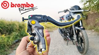 Brembo RCS19 Clutch amp Break Lever installation  Apache RTR 160 4v [upl. by Jeraldine462]