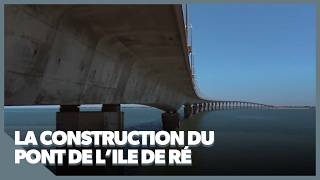 La construction du pont de lIle de Ré avec la méthode de la précontrainte [upl. by Nerte321]