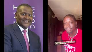 Very Dark Man Dangote don shock Una [upl. by Aicssej195]