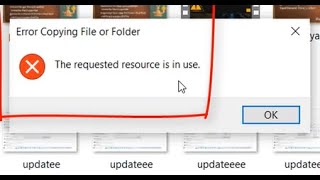 How to fix error copying file or folder The requested resource is in use phone to windows 10 PC [upl. by Scotney88]