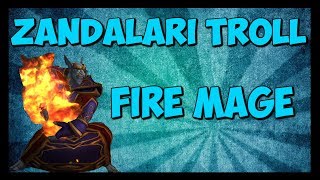 Zandalari Troll  Fire Mage  Casting Animations [upl. by Azeel600]