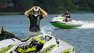 Turbo Jet Ski Blows Motor Going Over 100 mph Nitrous Hit [upl. by Ratib]