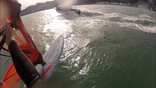 Windsurf crash Gopro HD Dan Willemse [upl. by Yeslah994]