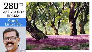 Watercolor Painting Tutorial The Secret to Mastering Watercolor Landscape [upl. by Sayette]