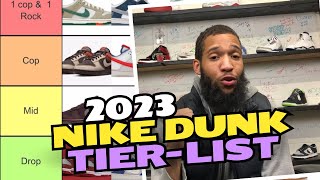 2023 NIKE DUNK SB TIER LIST RANKING BEST amp WORST NIKE SB DUNKS RELEASES OF 2023 [upl. by Silvano]