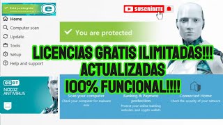 ✅ GENERA LICENCIAS DE ESET NOD 32  ANTIVIRUS CON LICENCIAS DE PRUEBA NOD32 100 LEGAL [upl. by Osnola901]