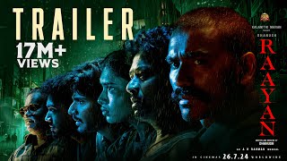 RAAYAN  Official Trailer  Dhanush  Sun Pictures  AR Rahman [upl. by Adamok]