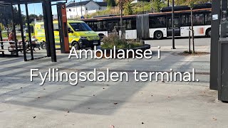 Ambulanse i Fyllingsdalen terminal [upl. by Agler]