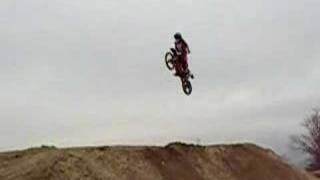 crf150r on mx track [upl. by Ebneter314]