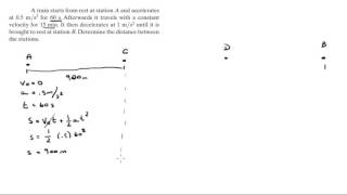 Determine the distance between the stations [upl. by Thapa]