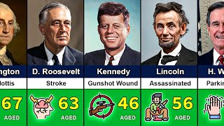 How Every US Presidents Died 😥  Age of Death [upl. by Ojahtnamas]