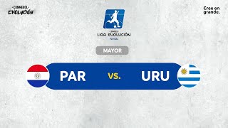 PARAGUAY vs URUGUAY  CONMEBOL LIGA EVOLUCIÓN de FUTSAL  ZONA SUR  MAYOR [upl. by Sophi]