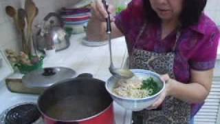 Recipe for Ipoh Kway Teow Soup from Ipoh Perak Malaysia by Patti Heong [upl. by Jaella585]