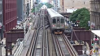 The Elevated Train in Chicago Illinois 2021 [upl. by Pilar]