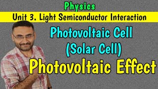 Photovoltaic Effect  Solar Cell  Construction amp Working  Photovoltaic Cell  PHYSICS  in हिन्दी [upl. by Ranita]