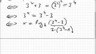 K06 Gleichung mit Logarithmus Wurzel Potenz [upl. by Daeriam]