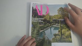 ASMR Magazine Flipping Through AD Magazine JulyAugust 2024 [upl. by Kirred521]