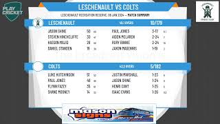 BampDCA  Mens 2nd Grade  Round 11  Leschenault v Colts [upl. by Alano]