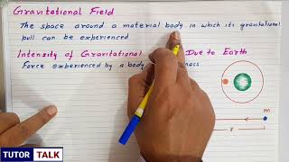 Derivation of Intensity of Gravitational Field  Class 11 Physics  I  GMr² [upl. by Jacobba]