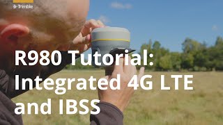 Trimble R980  Tutorial  Integrated 4G LTE  IBSS [upl. by Llenwahs840]