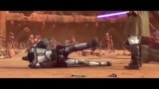 Mace Windu VS Jango Fett Episode II [upl. by Jacquetta]