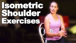 Shoulder Isometric Exercises  Ask Doctor Jo [upl. by Cherlyn]