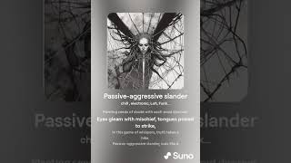 passiveaggressive slander Remix by LallaVision and suno [upl. by Eam]