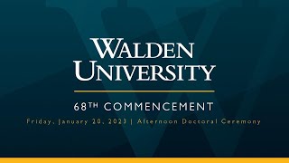 Winter 2023 Friday Afternoon Doctoral Commencement Ceremony [upl. by Neelyhtak50]