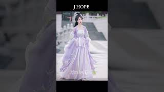 BTS gift you a hanbok taehyung jungkook jimin jin suga jhope rm bts kpop [upl. by Eastman]