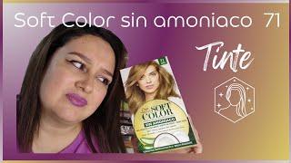 Tinte SOFT COLOR SIN AMONIACO  WELLA TONO 71 [upl. by Belding]