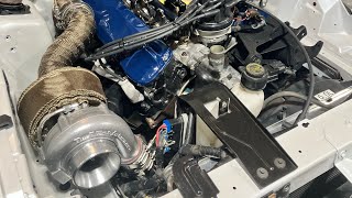 How to repaint an engine bay and tuck wiring on any car 1995 turbo cobra build [upl. by Chadabe593]