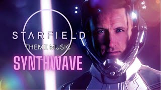 Starfield Main Theme Music Soundtrack  Synthwave Version [upl. by Lemrac]