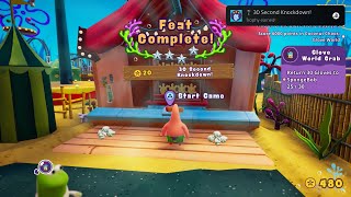 30 Second Knockdown TrophyAchievement Guide  SpongeBob SquarePants The Patrick Star Game [upl. by Erminie]