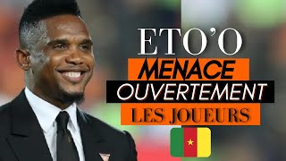 Etoo se désolidarise des joueurs qui ne respecteront pas le calendrier de la Fecafoot [upl. by Eltsryk293]