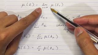 Continuity of measure  MA359 A1 Q3 [upl. by Virginie]