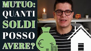 Quanto posso chiedere di mutuo 🏠  💰 GUIDA PRATICA AL MUTUO PRIMA CASA1 [upl. by Tedmann520]