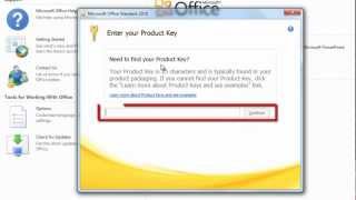 How to Change Office 2010 Product Key [upl. by Aelram]