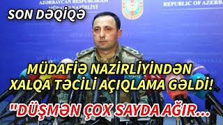 MÃœDAFÄ°Æ NAZÄ°RLÄ°YÄ°NDÆN TÆCÄ°LÄ° AÃ‡IQLAMA GÆLDÄ°   xeberler  xeber 2024 [upl. by Shelby464]