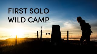 FIRST SOLO Wild Camp Hiking and Photography on the Highest Hill in Scotlands Campsie Fells [upl. by Erdied]