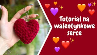 Tutorial na walentynkowe serce breloczek [upl. by Adirem250]