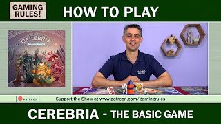 Cerebria  Official How to Play video from Gaming Rules [upl. by Eetak]